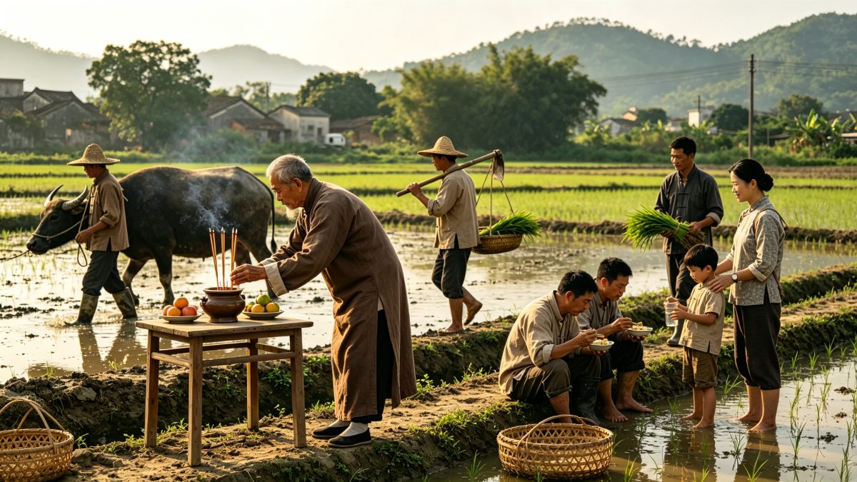 岭南瑶人早稻尝新、田边祭神